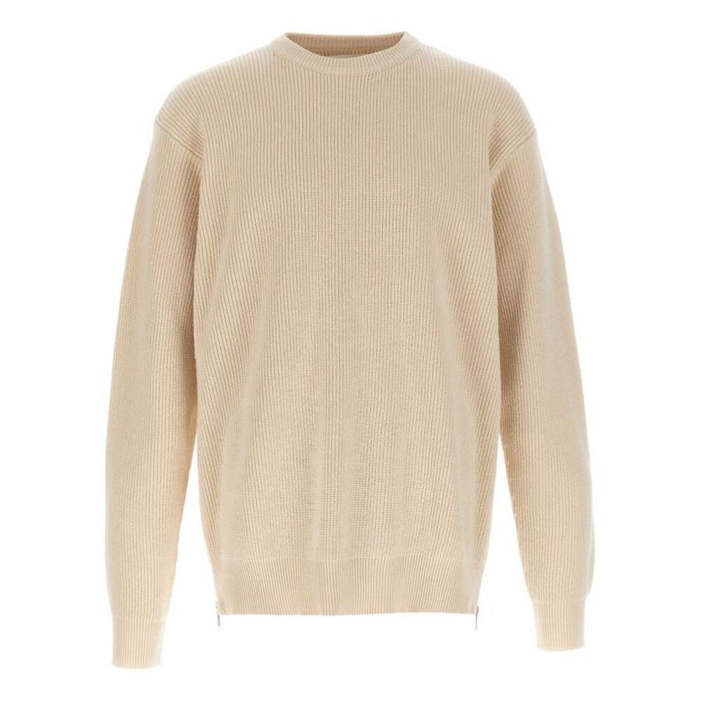 Jil Sander Beige Cotton Men's Cardigan